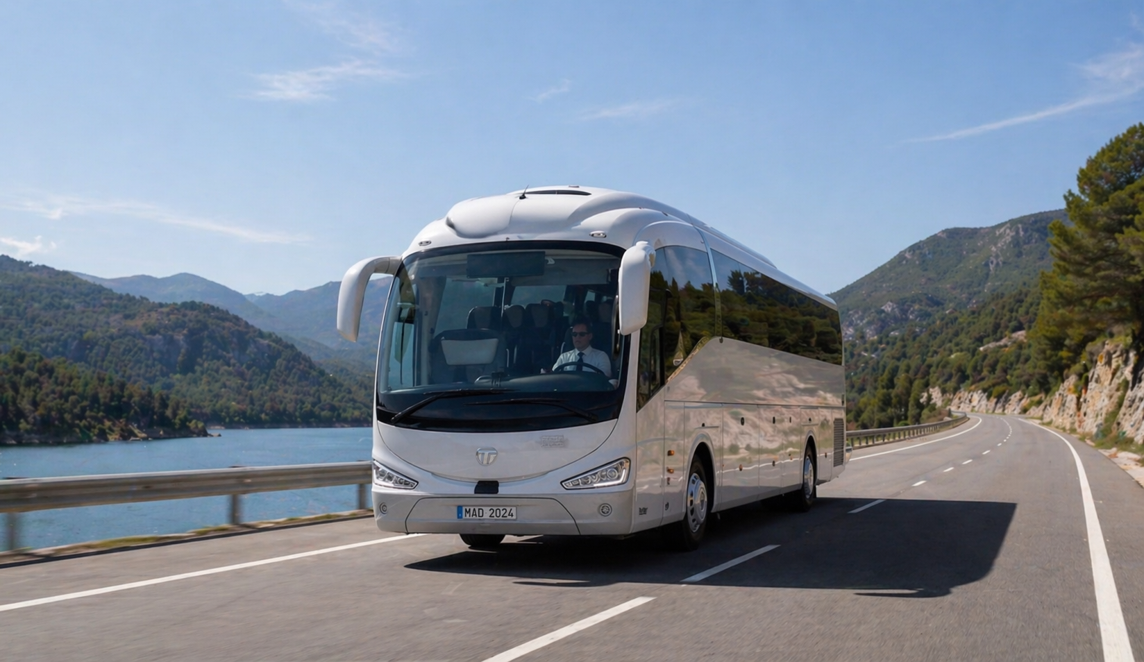 Autocar premium en carretera